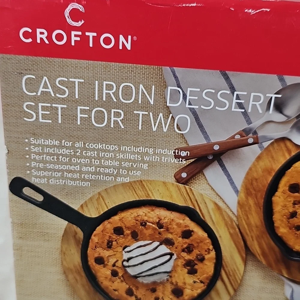 Crofton Cast Iron Dessert Set for Two